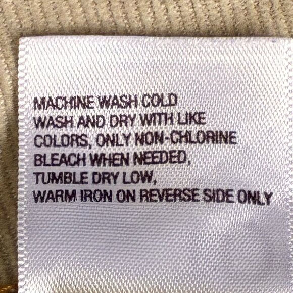 Old Navy Sweetheart Corduroy Pants Womens 10 Bootcut Beige Cowgirl Western Y2K - Picture 7 of 10